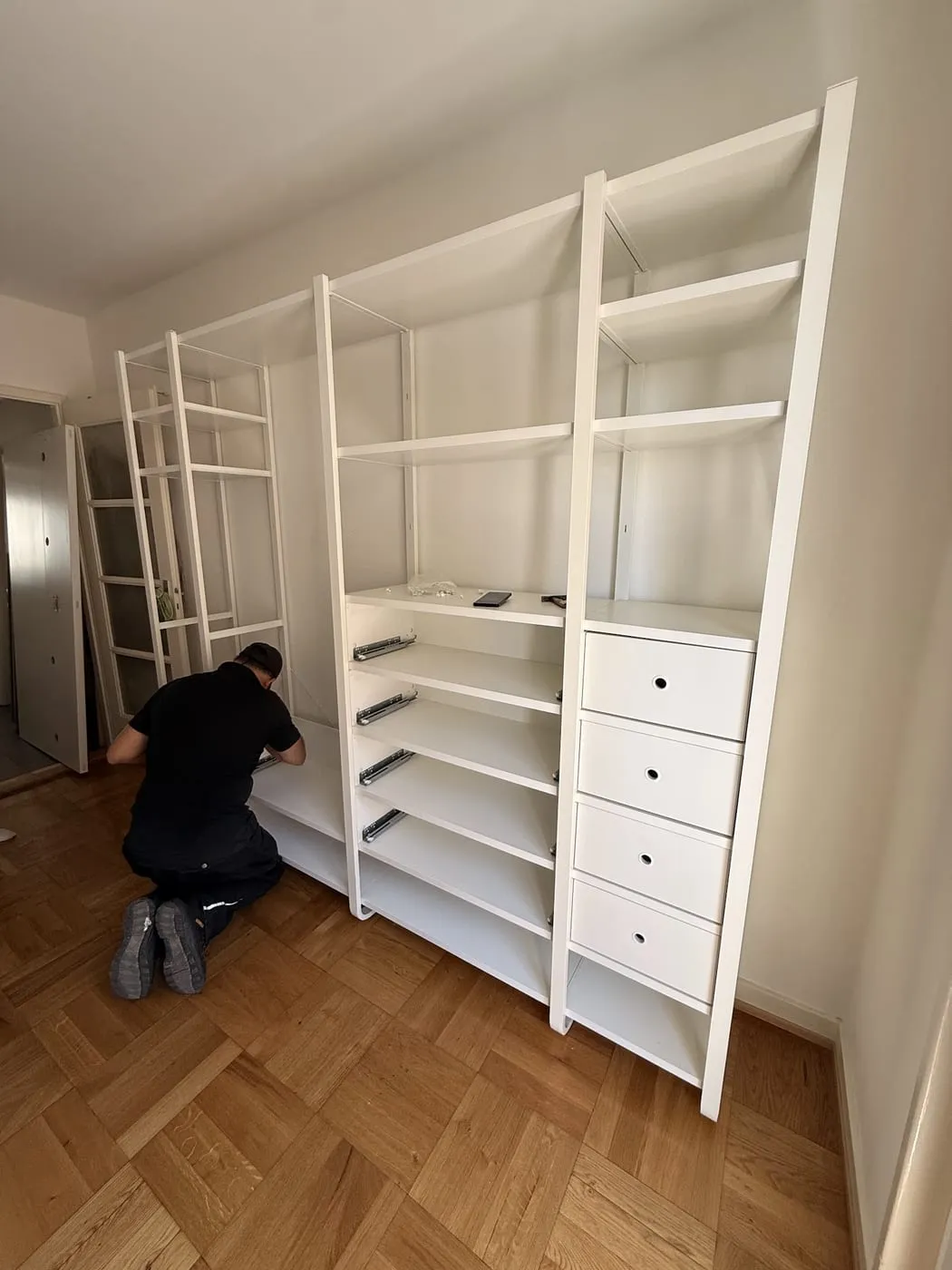 Montage d’un dressing