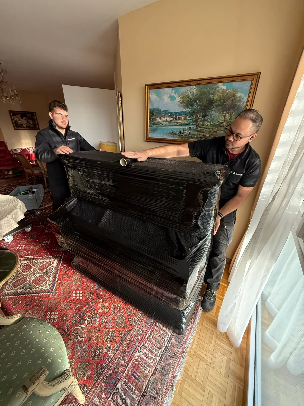 Protection d’un piano droit