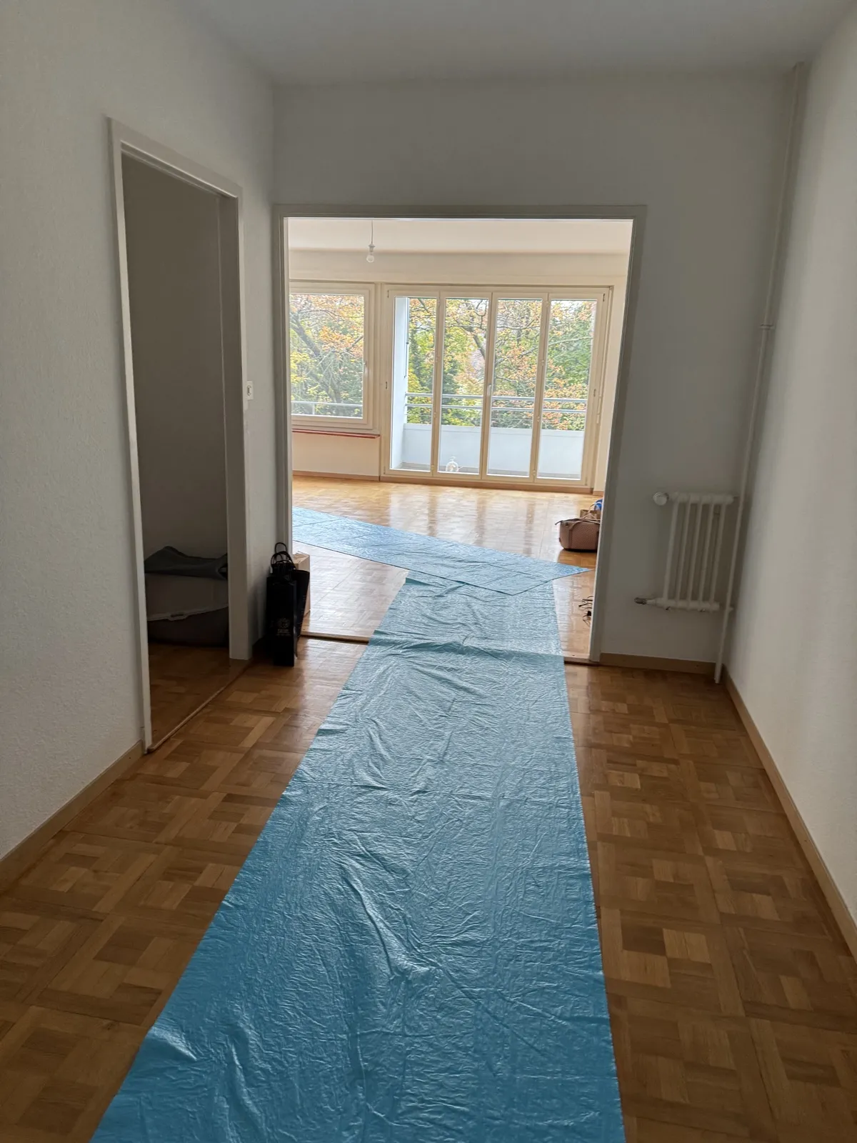 Protection des sols sur le passage